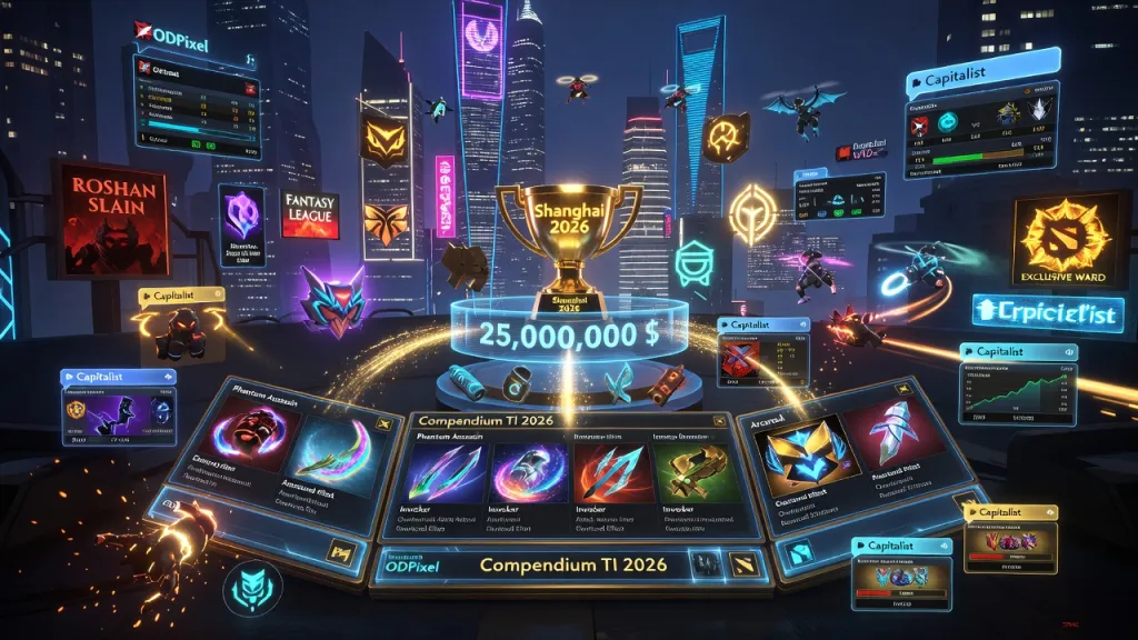 Compendium TI 2026: что входит в боевой пропуск The International по Dota 2