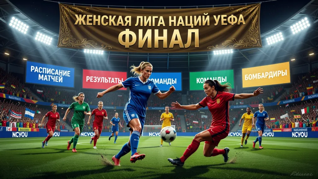 Всё о женской Лиге наций УЕФА: расписание матчей, результаты, команды и лучшие бомбардиры